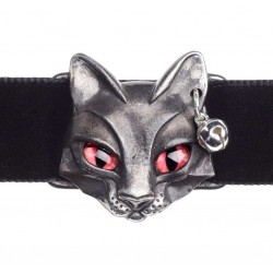 Bastet Egyptian Goddess Pewter Choker