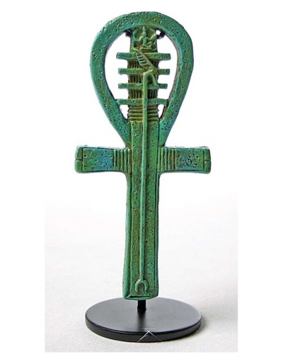 Egyptian Ankh Djed Was Amulet Statue