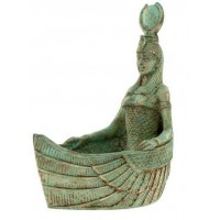 Winged Isis Boat Offering Bowl
