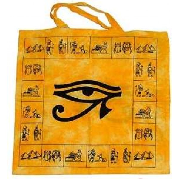 Egyptian Eye of Horus Cotton Tote Bag