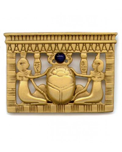 Egyptian Scarab Pectoral Brooch