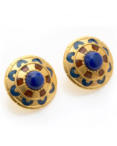 Royal Egyptian Lapis Earrings