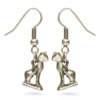 Bastet Egyptian Cat Earrings