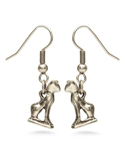 Bastet Egyptian Cat Earrings