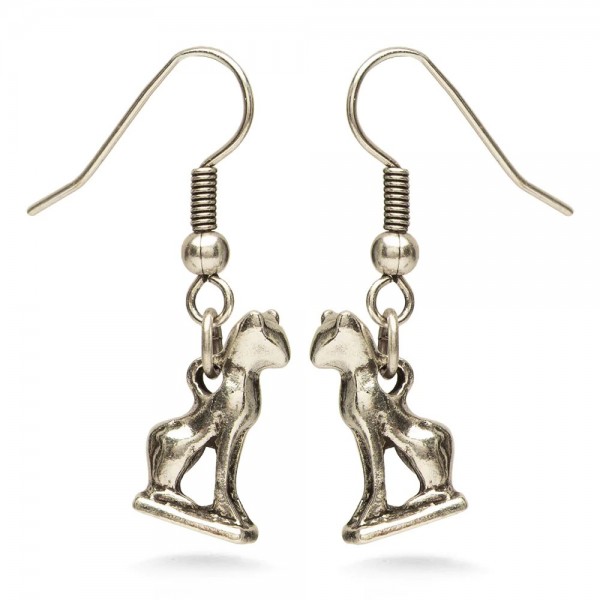 Bastet Egyptian Cat Earrings