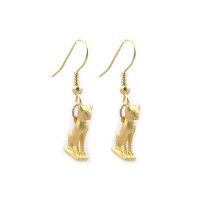 Bastet Egyptian Cat Earrings