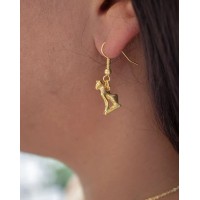 Bastet Egyptian Cat Earrings