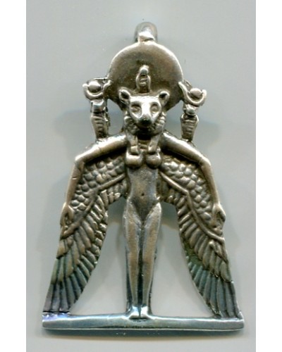 Winged Sekhmet Egyptian Goddess Pendant