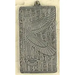 Maat Egyptian Goddess Pewter Necklace