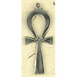 Ankh Plain Pewter Necklace