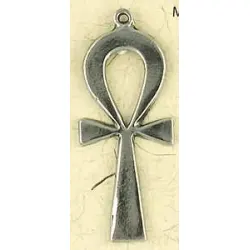 Ankh Plain Pewter Necklace