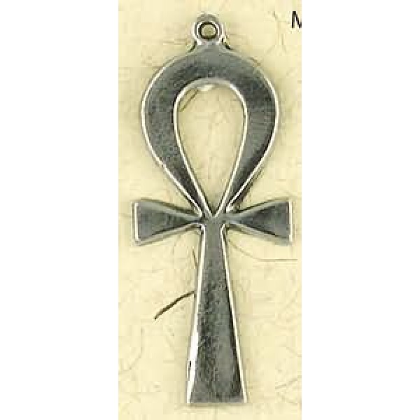 Ankh Plain Pewter Necklace