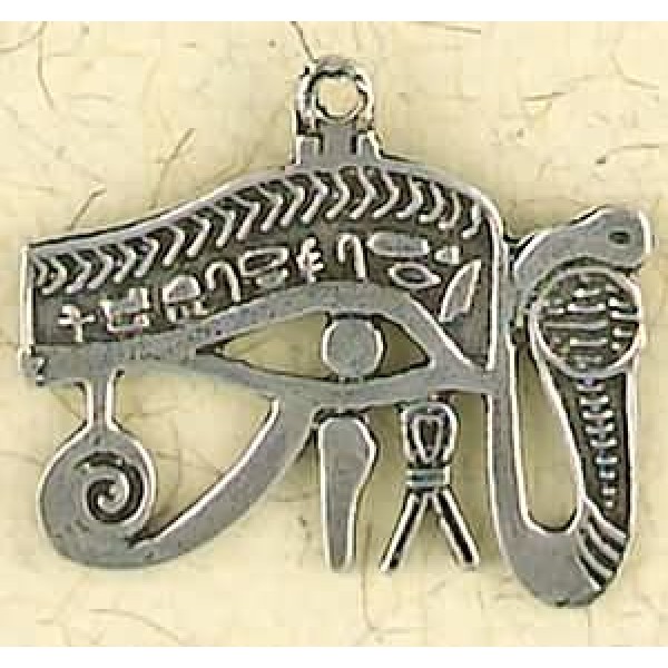 Eye of Horus Cobra Pewter Necklace