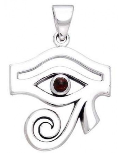 Eye of Horus Egyptian Pendant with Gemstone
