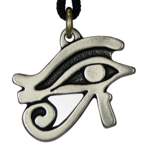 Hipunk Eye of Horus Necklace 316L Stainless Steel Egyptian Ancient Wedjat  Eye of Ra Horus Symbol of Protection Mens' Amulet Protective Coptic Jewelry  SP0009B | Amazon.com