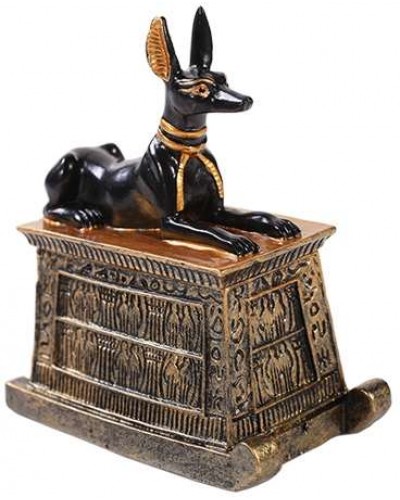 Anubis Small Egyptian Dog Trinket Box 