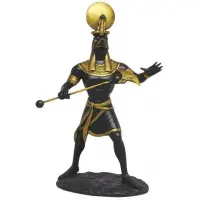 Ra Egyptian God of the Sun Back Statue