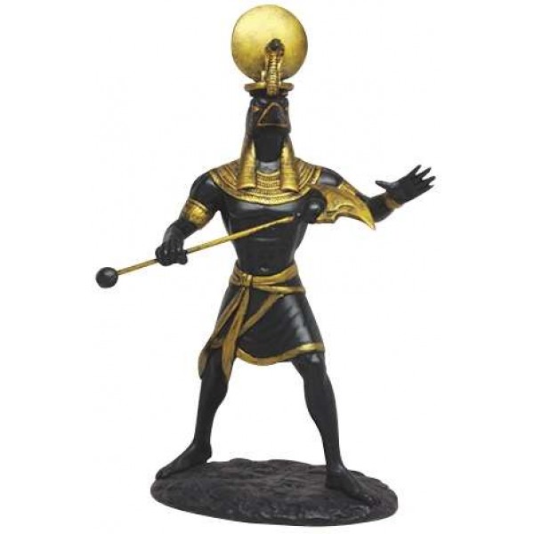 Ra Egyptian God of the Sun Back Statue