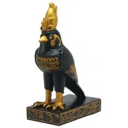 Horus Falcon Mini Black Egyptian God Statue