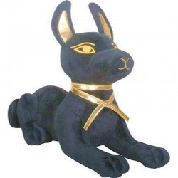 Anubis Egyptian Dog God Laying Plushie