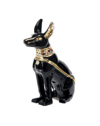Anubis Jeweled Dog Box