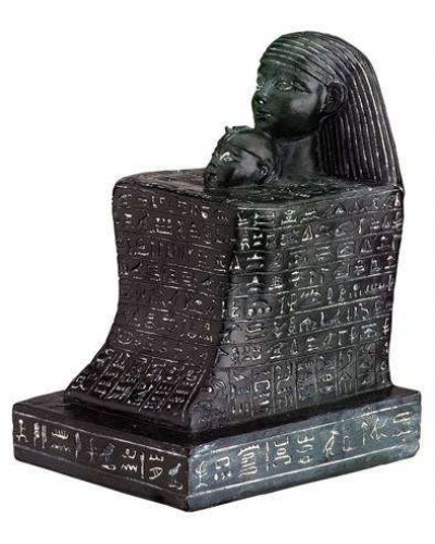Senmut with Princess Nefrua Egyptian Statue