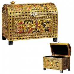 King Tut Hunting Scene Chest