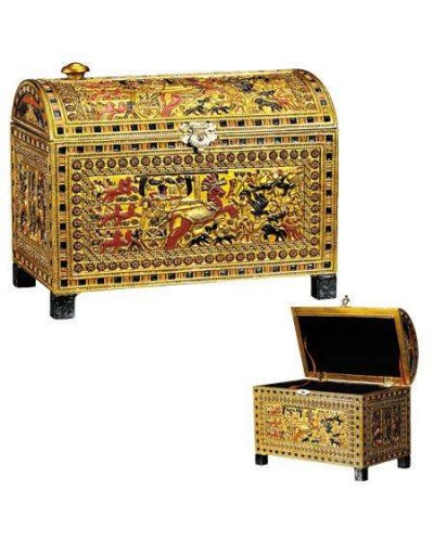 King Tut Hunting Scene Chest