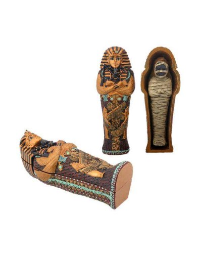 King Tut Small Coffin with Mummy