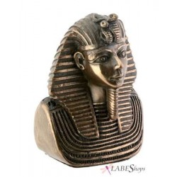 King Tut Miniature Bronze Resin Bust