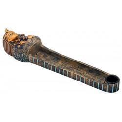 King Tut Coffin Incense Burner