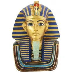 Golden Mask of King Tut Bust 9 Inch Statue