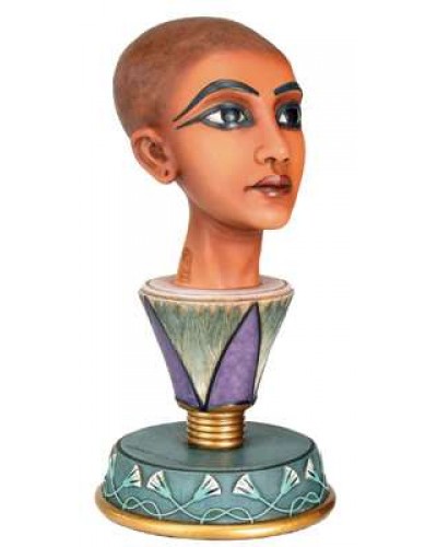 King Tut Emerging from Lotus Statue