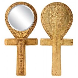 Egyptian Symbol of Power Ankh Hand Mirror