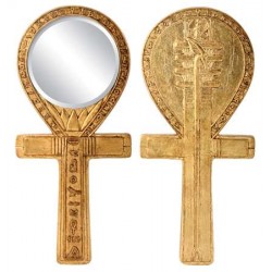 Egyptian Symbol of Power Ankh Hand Mirror