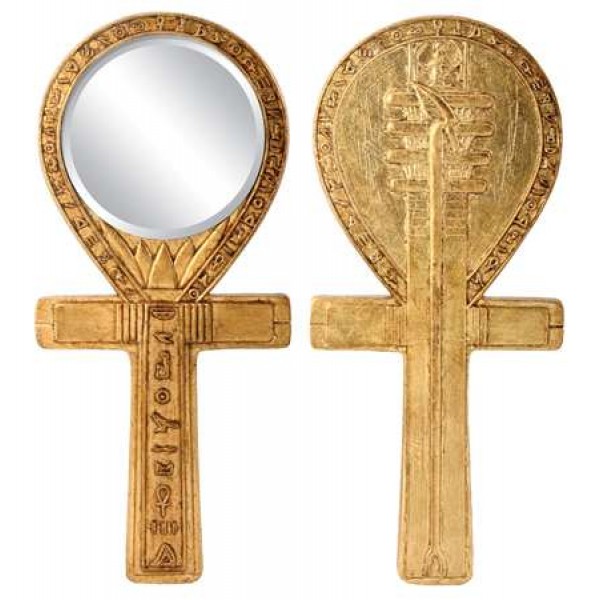 Egyptian Symbol of Power Ankh Hand Mirror