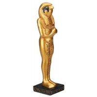 Horus Egyptian God Gold Resin Statue