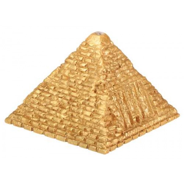 Golded Lighted Small Pyramid