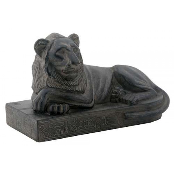 Egyptian Reclining Lion Mini Statue