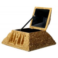 Pyramid Egyptian Bronze Finish 2 3/4 Inch Box