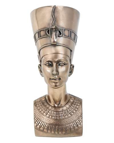 Nefertiti Egyptian Queen 7 Inch Bronze Bust
