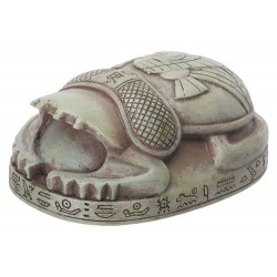 Stone Finish Mini Egyptian Princess Scarab