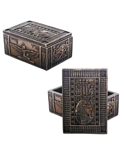 Isis Bronze Resin Jewelry Box