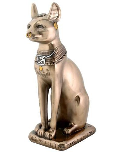Bastet Bronze Cat Statue
