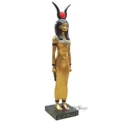 Isis Gold Egyptian Goddess Statue