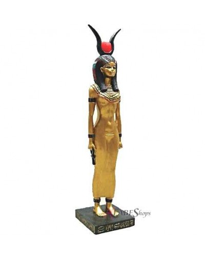 Isis Gold Egyptian Goddess Statue