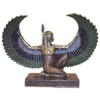 Winged Maat Egyptian Goddess 6 Inch Statue
