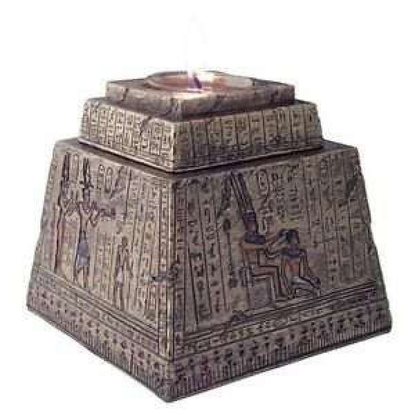 Egyptian Pyramid Tea Light Candle Box