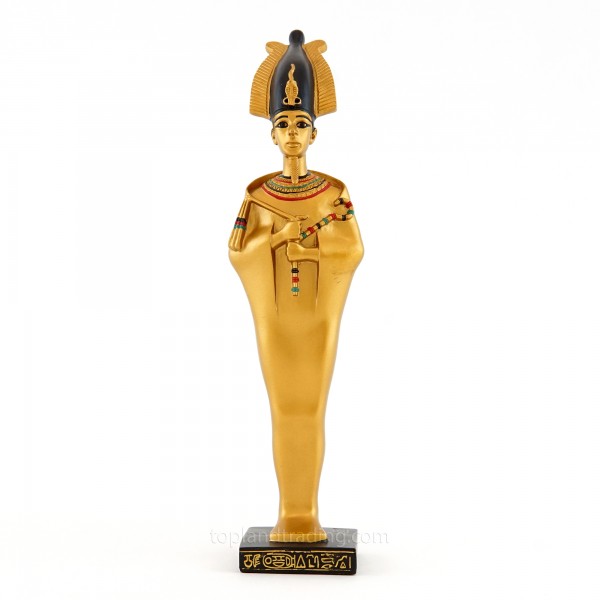 Osiris Egyptian God Gold Statue