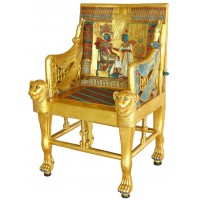 Golden Throne of King Tut Chair